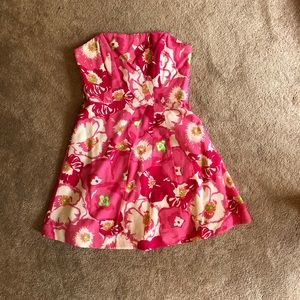 Lilly Pulitzer Pink Floral Dress